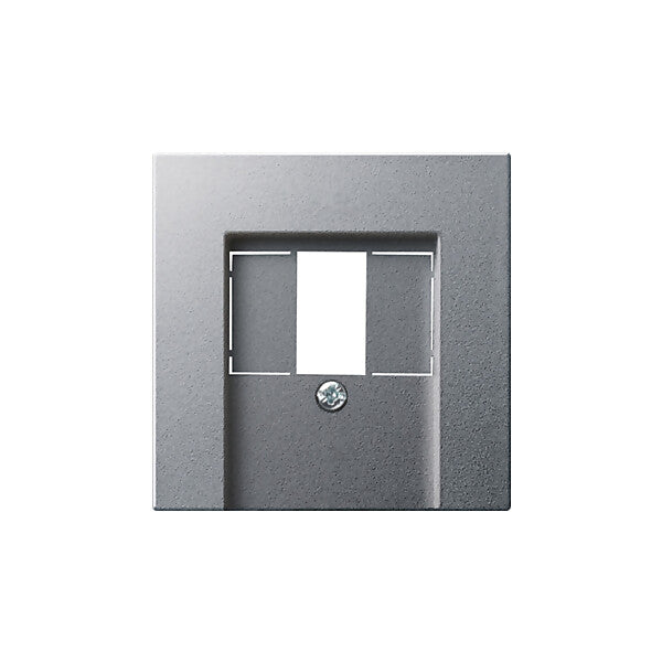 Gira Zentralplatte TAE alu System55 027626